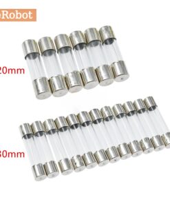 10 Chiếc 5x20mm 6x30mm Ống Kính Cầu Chì Bộ 250V 0.1A 0.2A 0.5A 0.8A 1A 2A 2.5A 3A 4A 5A 6.3A 7A 8A 10A 12A 15A 20A 30A AMP Mạch Thổi Nhanh Cầu Chì