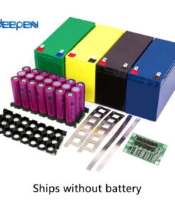 AIDEEPEN 18650 Battery Case 12V Lithium Battery Storage Box Replace Lead-Acid Fixed Bracket Holder 3S 40A BMS