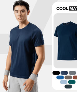 Áo thun nam thể thao tập Gym, Tennis, Pickleball Coolmate Basics thoải mái, thấm hút, nhanh khô