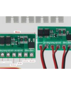 Bảng Mạch Điều Khiển Sạc Pin Năng Lượng Mặt Trời 160a Có Công Tắc Bật / Tắt Tự Động Cho Đèn Đường