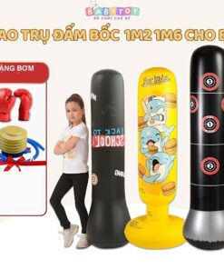 Bao trụ đấm bốc tự cân bằng cho bé vận động [Tặng kèm bơm] BT02