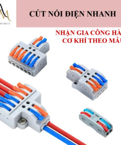(Bịch 10 Cái) Cút Nối Điện, Cút Nối Dây Điện Nhanh 2 Ra 2/4/6, Cút Nối Dây Điện Đơn Đôi Ba