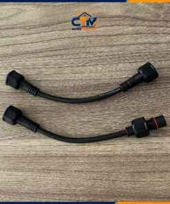 Bộ Giắc Nối 2 Đầu Đực Cái Dây To Loại Tốt Lõi Đồng Dùng Cho Đèn Năng Lượng Mặt Trời, Chống Nước Tốt