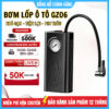 Bơm lốp ô tô GZ06 , bơm hơi mini không dây di động bơm đa năng thích hợp cho ô tô xe máy xe đạp bóng