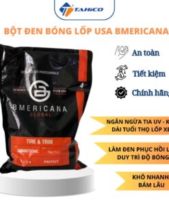 Bột đen bóng lốp vệ sinh dưỡng phục hồi lốp xe Ventek STP - 01 1kg 1:10 Phục hồi lốp cũ, nhựa đen, làm sạch lốp