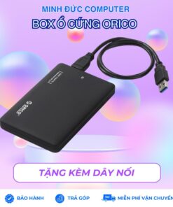 Box ổ cứng di động chính hãng Orico 500GB 320GB 250GB (Kèm cáp USB 3.0) - Dùng cho SSD/HDD 2.5