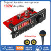 (COD)Bảng Mạch Khuếch Đại Âm Thanh MP3 12V DIY 160W Cho Xe Hơi Bộ Khuếch Đại Bluetooth FM Trên Ô Tô mô Đun TF USB Micro