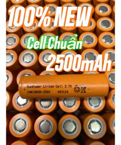 (COMBO5) Cell Pin 18650 Mới 100%(1200mAh-3200mAh) Đầu Phẳng (3,7V- 4,2V ) Loại A Pin Sunpower HL
