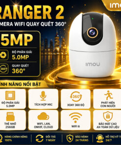 Camera Imou A32 A52 Camera Wifi Ranger 2 Trong Nhà Mini Xoay 360 Đàm Thoại 2 chiều, Chính Hãng