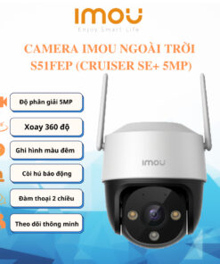 Camera Wifi ngoài trời cao cấp có màu ban đêm, xoay 360, tích hợp AI thông minh IMOU CRUISER SE+ , CRUISER DUAL 2 2 MẮT