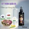 Chai Nước xả vải khô Hygienc sacom Plus+ giữ hương thơm lâu trên quần áo, vải chai 100ml