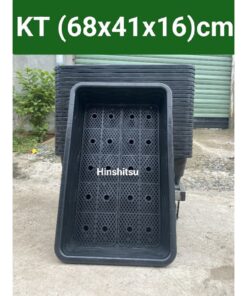Combo 10 Khay Nhựa - Chậu Nhựa -Máng Nhựa SIÊU BỀN SIÊU CHẮC Trồng Rau Khay Trồng Rau Khay Mầm KT (680x410x160)mm