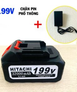 Combo Pin + Sạc Dùng Cho Máy Rửa Xe, Máy Khoan, Máy Cưa Xích, Chân Pin Phổ Thông 4cm