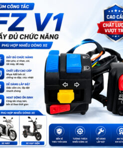 Cùm Công Tắc FZ V1 Cao Cấp – Đầy Đủ Chức Năng, Phù Hợp Nhiều Dòng Xe Máy & Xe Đạp Điện