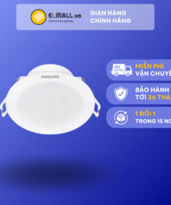 Đèn âm trần Philips ERIDANI DL190B 7W, 9W, 10W, 14W - 1 màu ánh sáng và Đổi Màu chính hãng Philips