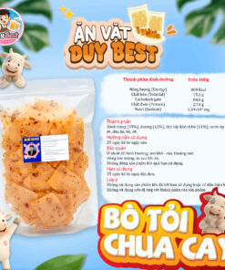 (Độc quyền) Bánh Tráng Bò Tỏi Chua Cay Duy Best