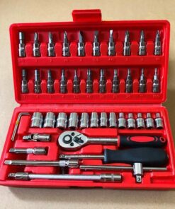 Dụng Cụ Sửa Chữa Đa Năng 46 Chi Tiết-Bộ Tovit Bỏ Túi Nhỏ Gọn Tháo Sửa Điện Thoại Laptop 24 Đầu Kèm Bao Da