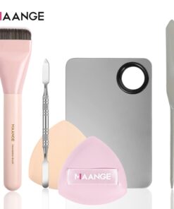 Dụng cụ đắp mặt nạ trang điểm MAANGE đầu phẳng che khuyết điểm chuyên nghiệp 1614+51580