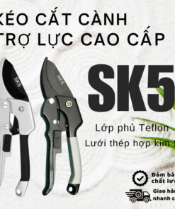 (FREESHIP) Kéo cắt cành trợ lực, Kéo cắt tỉa cành cộng lực sk5 kéo làm vườn cao cấp - BESTPOOL