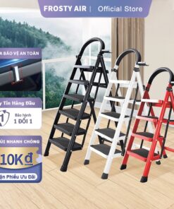FROSTY AIR Thang Gấp Gọn Thang Chữ A Thang Nhôm Gấp Gọn 3-8 Bậc Tải Trọng 500kg Bảo Hành 12 Tháng