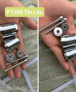 GÙ TẠ TAY LÁI - Cặp gù chống rung - nguyên khối inox304 siêu nặng ( 380gr ) dùng thông dụng cho nhiều loại xe