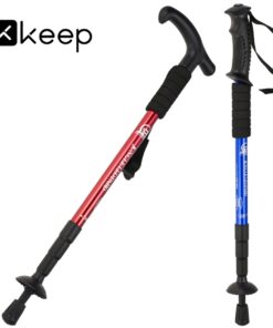 Gậy Leo Núi KEEP Gậy leo núi trekking gấp khúc dùng phượt dã ngoại dành cho nam và nữ tiện lợi