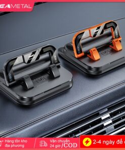 Giá đỡ điện thoại trên bảng điều khiển ô tô SEAMETAL xoay 360 độ, chống trượt, giá đỡ biển số điện thoại khi đỗ xe