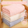 [HÀNG LOẠI 1] Khăn Tắm Microfiber Siêu Thấm Hút Dạng Sóng Nước Mềm Mại, Dày Dặn, Không Rụng Lông