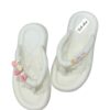 HÀNG QC SẴN 2025 Phong Cách Mới Flip-Flops dép tông xỏ ngón xốp ( đính kèm charm Chữ theo yêu cầu )