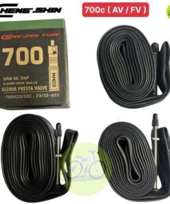 [HCM] Ruột xe đạp 700c - Săm Cheng shin tube 700x23-32c 60,80mm - Van Xe Đạp