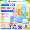 HM07548 Bịch 8 gói khăn ướt mini tiện lợi đi chơi, du lịch HM68