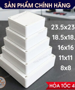 Hộp Nối Dây Sino Vanlock SP E265 Chính Hãng 8x8 11x11 16x16 18.5x18.5 23.5x23.5 Hộp Kỹ Thuật Camera