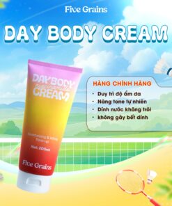 Kem dưỡng Cao cấp Five Grains trắng da Niacinamide, Alpha-Arbutin nâng tone ban ngày 200ML
