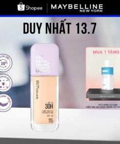 Kem nền bắt sáng Superstay Lumi Matte 30H che phủ siêu nhẹ mặt Maybelline New York 35ml [MỚI]