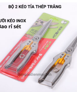 Kéo tỉa cây cảnh thép trắng cao cấp, kéo cắt tỉa cành cây cao cấp