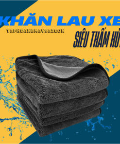 Khăn lau xe Superfine Fiber 40x40 siêu thấm hút, chống trầy xước dùng cho xe máy & Ô tô