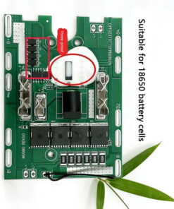 Mạch pin 5s 180a dòng xả cao sử dụng 4 mosfet to bảo vệ pin Li-ion 18650 đa năng có đèn báo thông minh