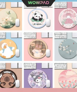 Miếng lót chuột, Bàn di chuột hình tròn văn phòng 20 x 20cm Giá Rẻ siêu dễ thương