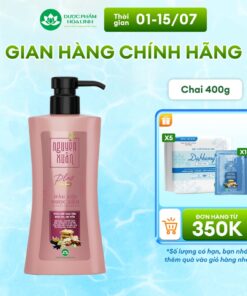 {Mới} Dầu gội Dược liệu Nguyên Xuân Plus Siêu mượt 400g - Dành cho tóc khô xơ, hư tổn