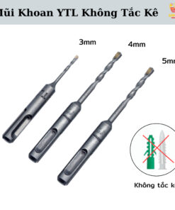Mũi Khoan Bê Tông YTL Kích Thước 3mm, 4mm, 5mm Dài 110mm Chuôi SDS, Mũi Khoan Không Tắc Kê