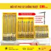 Mũi Vít Bắn Vít PH2 D2 Chống Trượt Thép S2 - Đầu 2 Cạnh Nam Châm Chuôi Lục Giác Cho Máy Khoan Pin