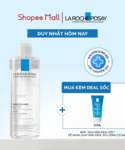 Nước tẩy trang làm sạch sâu cho da nhạy cảm La Roche-Posay Micellar Water Sensitive Skin 400ml