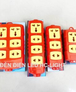 Ổ Cắm Điện Chịu Tải Không Dây 6000W 2/ 3/ 4/ 6 Lỗ Cắm Chính Hãng Bền Bỉ Hinoki