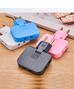 Ổ Cắm Điện Đa Năng Chia 3 – Ổ Cắm Điện Xoay 360 Độ – Ổ Cắm Điện Chuyển Đổi Thông Minh Chịu Tải 2500W