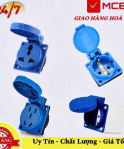 Ổ cắm điện 2 chân 16A dạng hộp dùng cho máy phát điện Ổ cắm Điện 1 pha 2 lỗ 10-16A 1 pha 3 lỗ 10A-16A