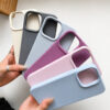 Ốp Lưng iPhone TPU Silicon Mềm Lót Nhung, Chống Bẩn, Tinh Tế cho iP 7/8/Plus/X/XS/XR/11/12/13/14/15/16/17/Pro/Max