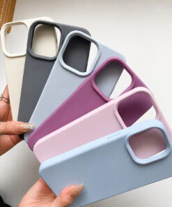 Ốp Lưng iPhone TPU Silicon Mềm Lót Nhung, Chống Bẩn, Tinh Tế cho iP 7/8/Plus/X/XS/XR/11/12/13/14/15/16/17/Pro/Max