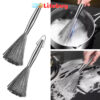 PVN72986 Chổi Inox 304 Chuyên Dùng Cọ Chà Rửa Nồi, Chảo Siêu Sạch, Nhanh Chóng Loại Bỏ Vết Bẩn, Có Móc Treo