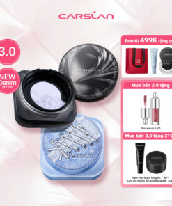 Phấn phủ bột Black Magnet 2.0&3.0 kiềm soát dầu suốt ngày dài nam châm màu đen Carslan 8g