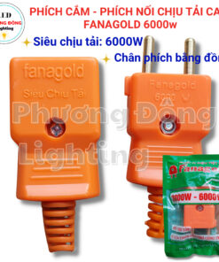Phích cắm – phích nối chịu tải cao 4500w – 6000w – Phích cắm công nghiệp Thương hiệu Fanagold